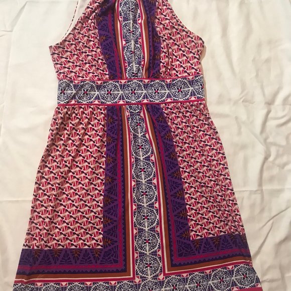 Maggy London Purple Red Summer Dress - Picture 4 of 5